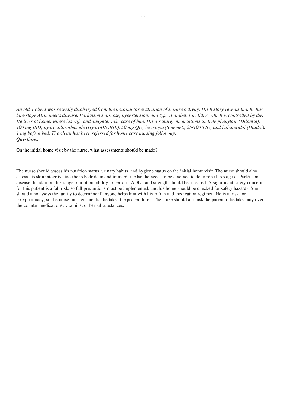 Preview image for Module 09 Written Assignment - Seizures